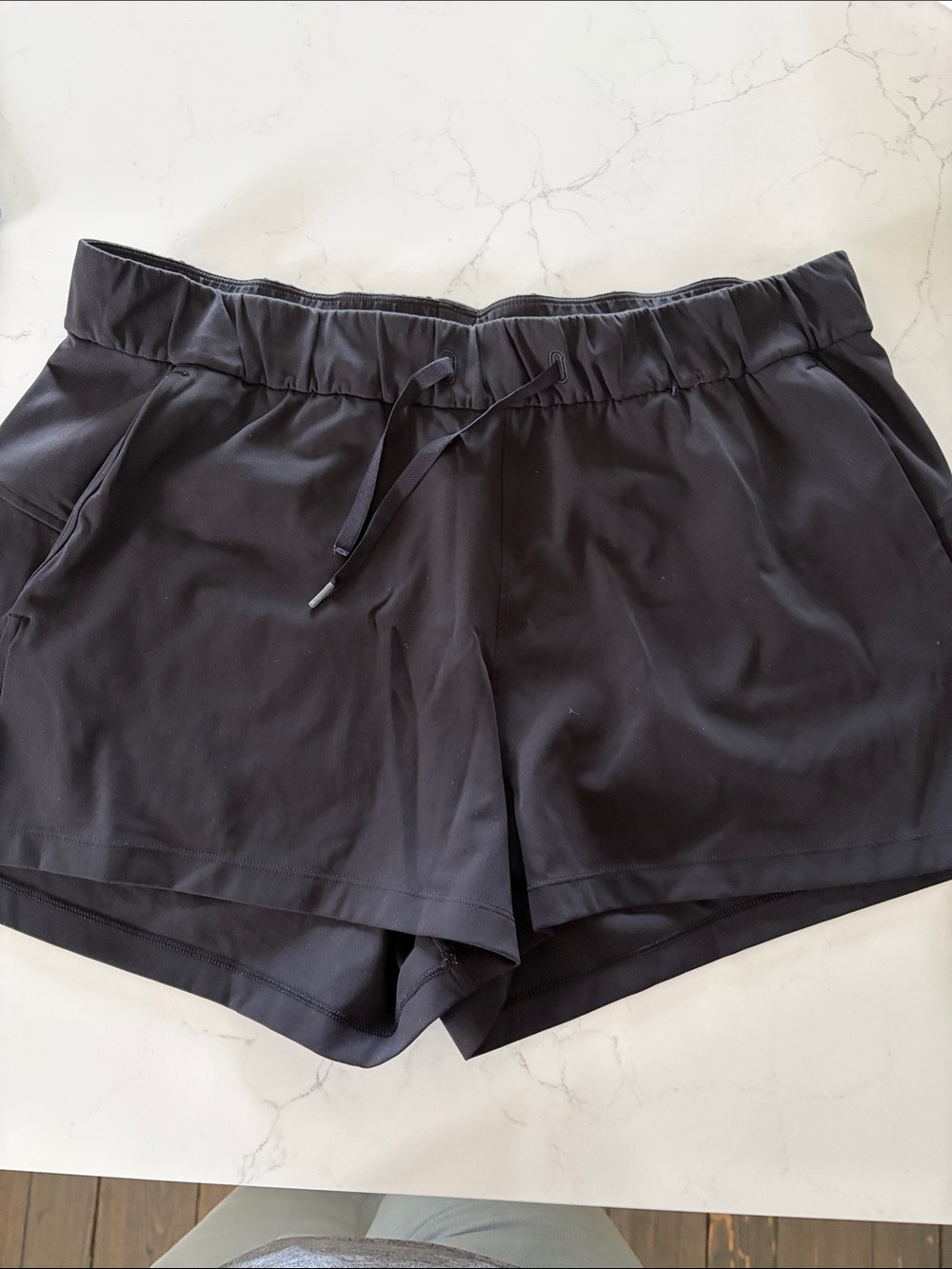 Women’s Black Drawstring Active Shorts Lululemon